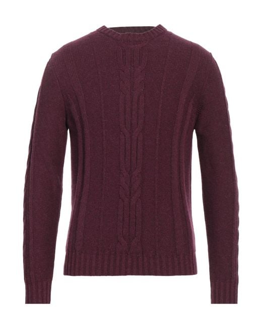 Pullover Alpha Studio de hombre de color Purple