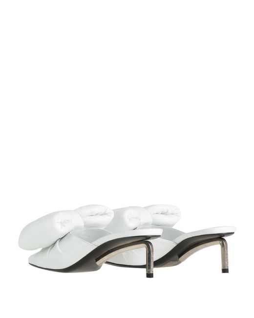 Off-White c/o Virgil Abloh Mules & Clogs in White | Lyst