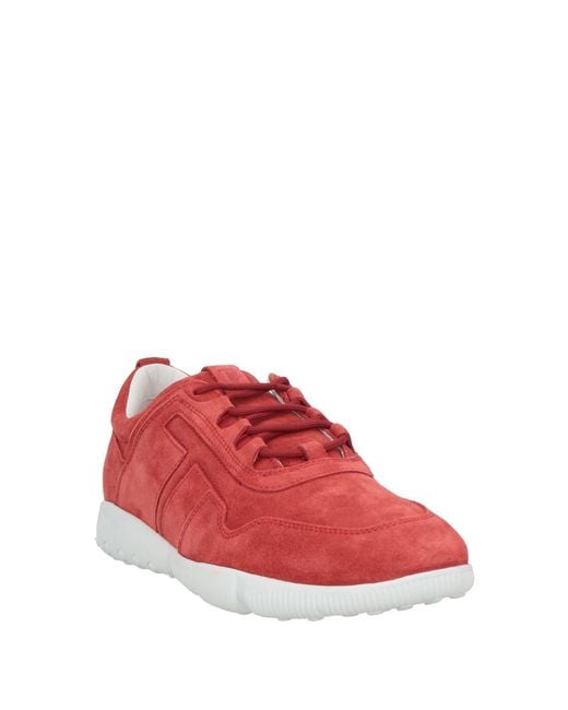 Tod's Red Sneakers for men
