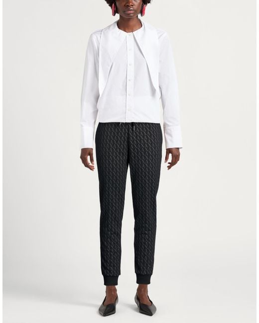 ARMANI EXCHANGE Black Pants Cotton, Polyester