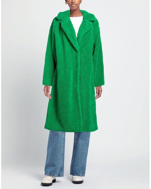Stand Studio Green Shearling & Teddy