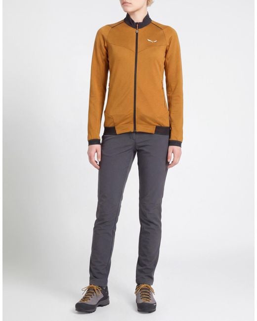 Salewa Brown Pedroc Jacket Recycled Polyester, Elastane