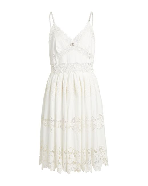Dolce & Gabbana White Midi Dress
