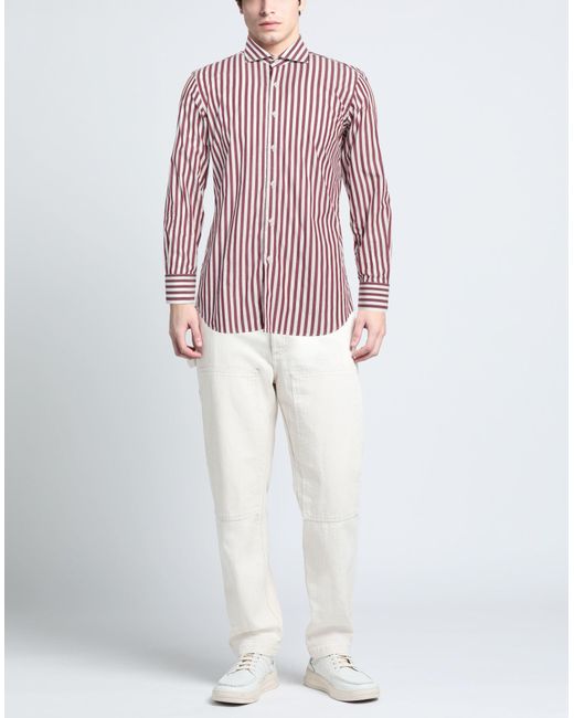 Camicia di Alessandro Gherardi in Red da Uomo