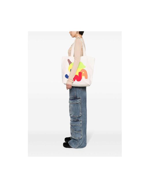 Bolso de mano J.W. Anderson de color White