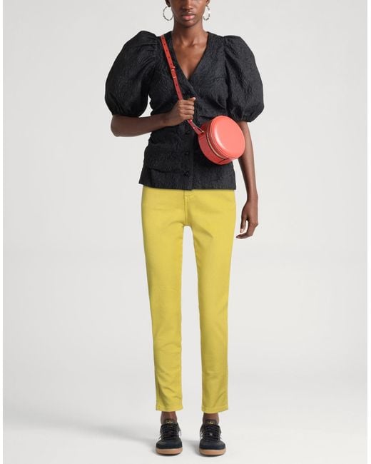 Kontatto Yellow Pants Cotton, Elastane