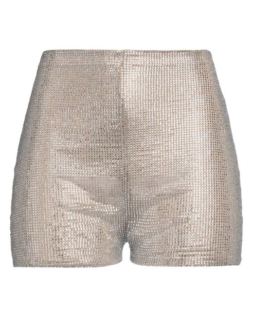 GIUSEPPE DI MORABITO Gray Shorts & Bermuda Shorts Polyamide, Elastane
