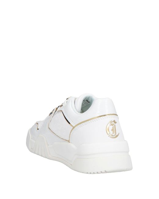 Just Cavalli White Sneakers Textile Fibers