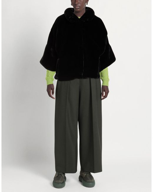 PIA B. CONCEPT Black Shearling & Teddy