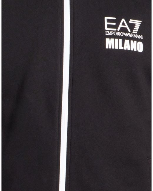 EA7 Black Sweatshirt for men