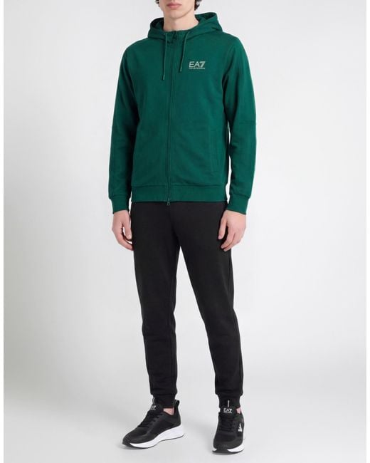 EA7 Green Sweatshirt Cotton for men