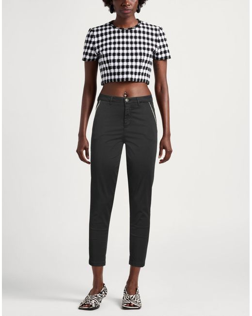 Kocca Black Pants Cotton, Elastane