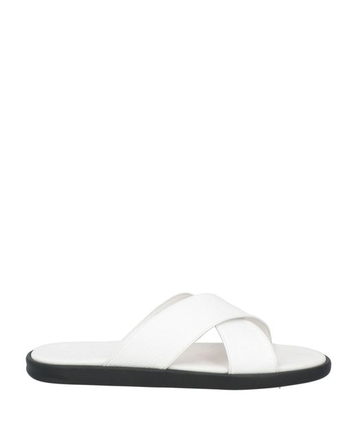 Doucal's Sandale in White für Herren