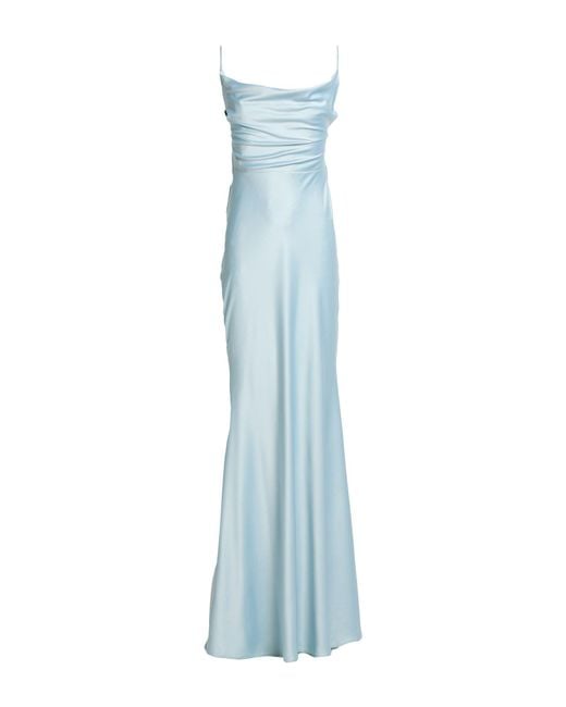 ACTUALEE Blue Maxi Dress