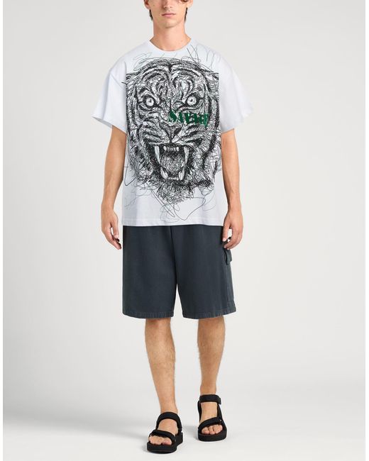 T-shirt di Just Cavalli in White da Uomo