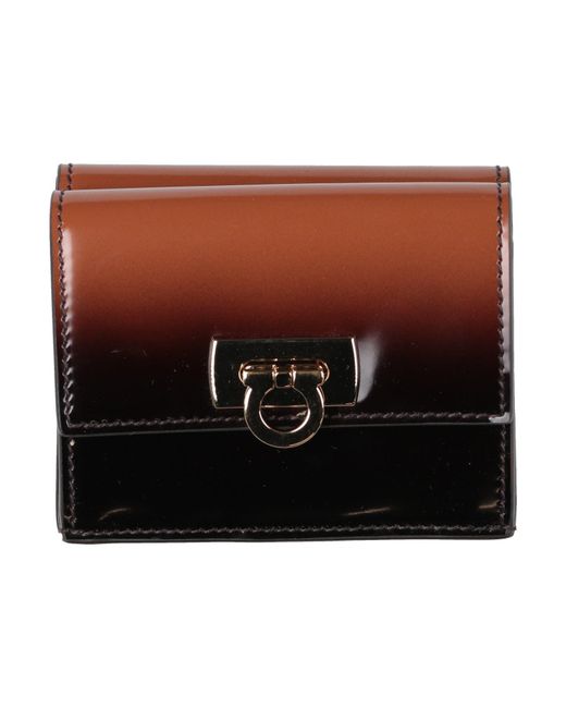 Ferragamo Black Brieftasche