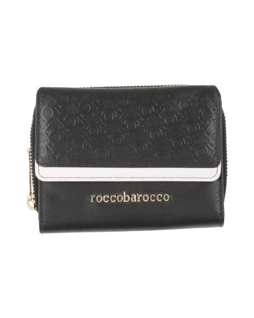 Rocco Barocco Black Wallet Polyester