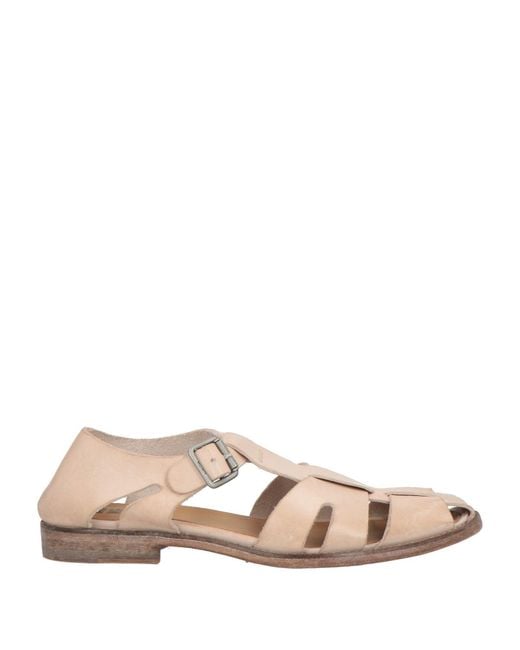 Moma Natural Sandals Leather