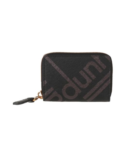 Dunhill Black Coin Purse Leather for men
