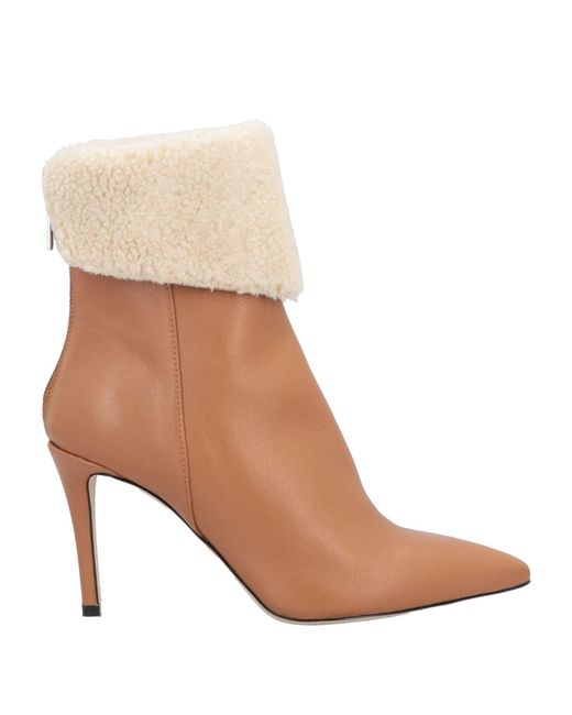Manila Grace White Ankle Boots