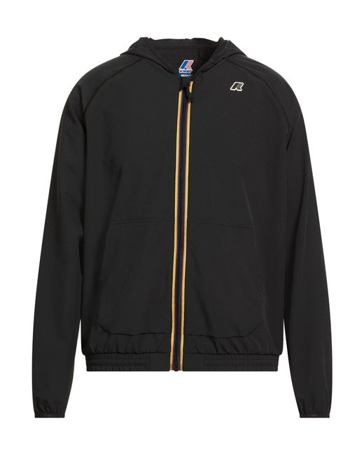 K-Way Black Jackets for men
