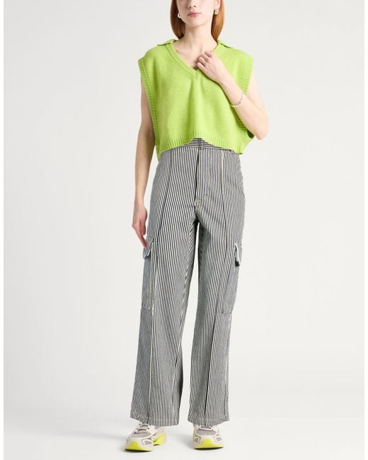 KENZO Gray Pants Cotton