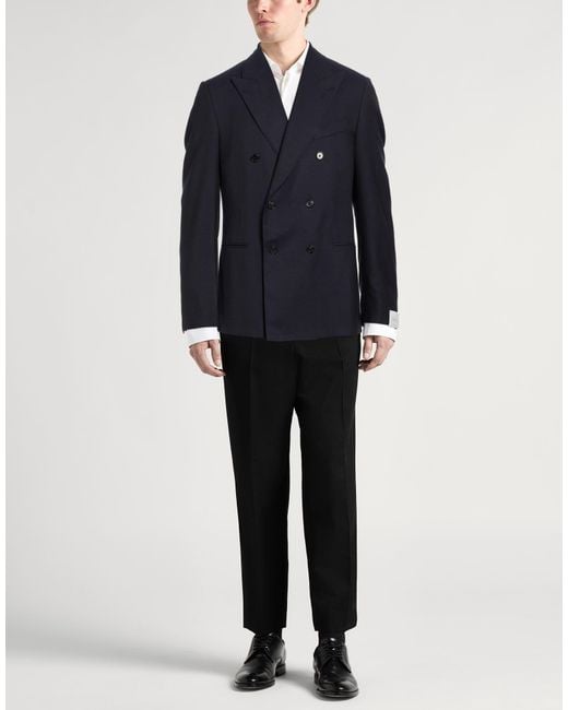 Caruso Blue Blazers for men