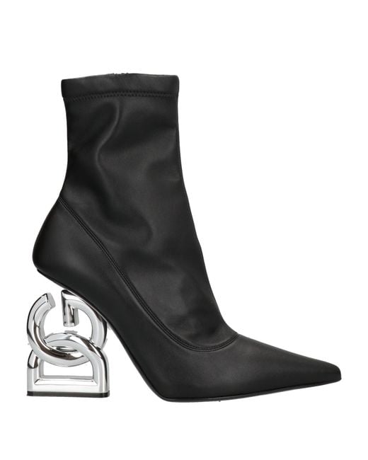 Dolce & Gabbana Black Ankle Boots