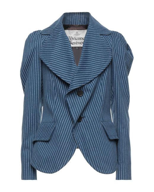Vivienne Westwood Suit Jacket in Dark Blue (Blue) | Lyst
