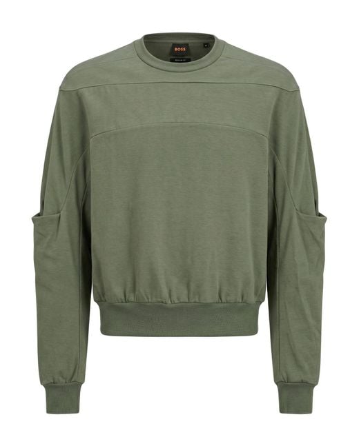 Rick Owens Green Sweatshirt Cotton for men