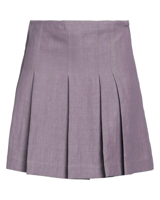 Mini-jupe Brunello Cucinelli en coloris Purple