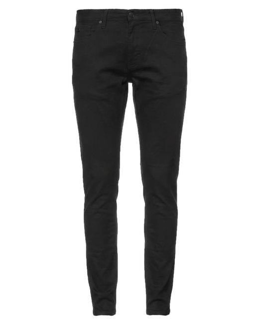 Emporio Armani Black Pants Cotton, Elastane for men