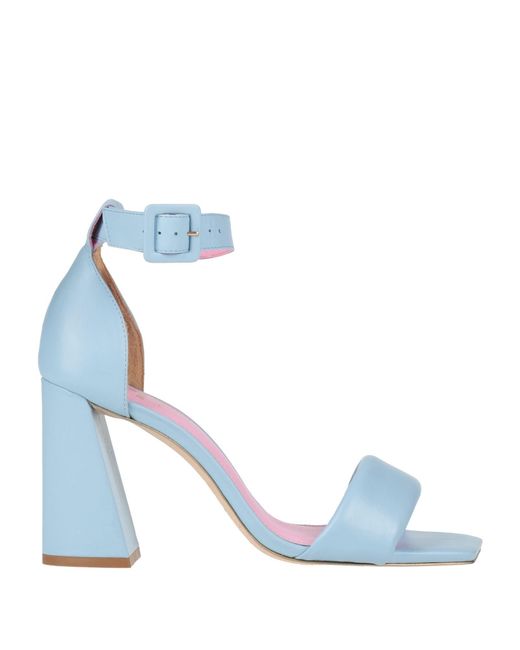 GOLD&ROUGE Blue Sandals