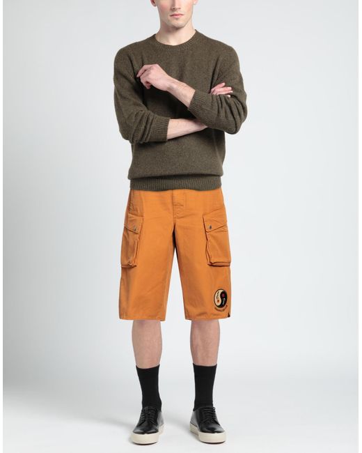 DSquared² Orange Cropped Trousers for men