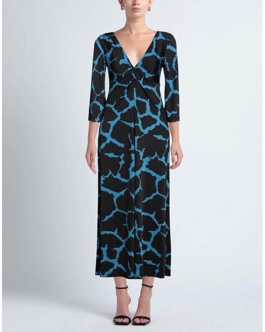 Beatrice B. Blue Maxi-Kleid