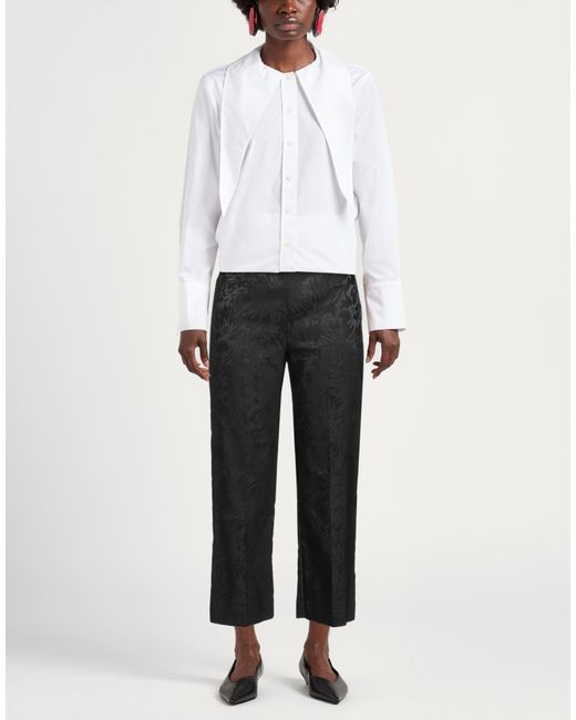 Rossopuro Gray Pants Polyester, Acetate