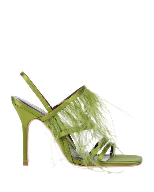 Staud Green Sandale