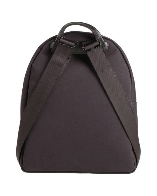 Longchamp Black Backpack Textile Fibers