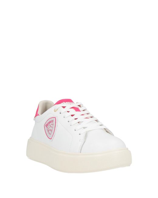 Blauer White Trainers