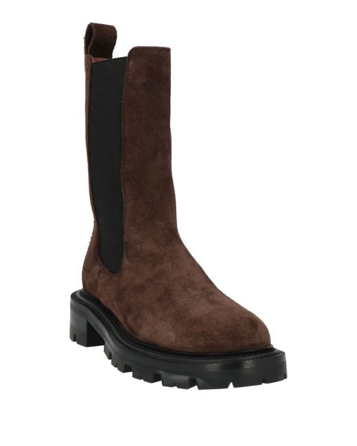 Paris Texas Brown Ankle Boots Leather