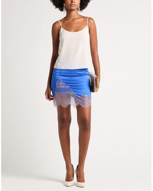 Patrizia Pepe Blue Mini Skirts