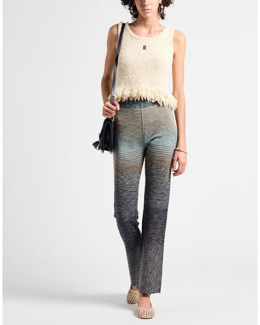 Rabanne Natural Ivory Top Cotton, Polyamide, Acrylic, Mohair Wool, Elastane