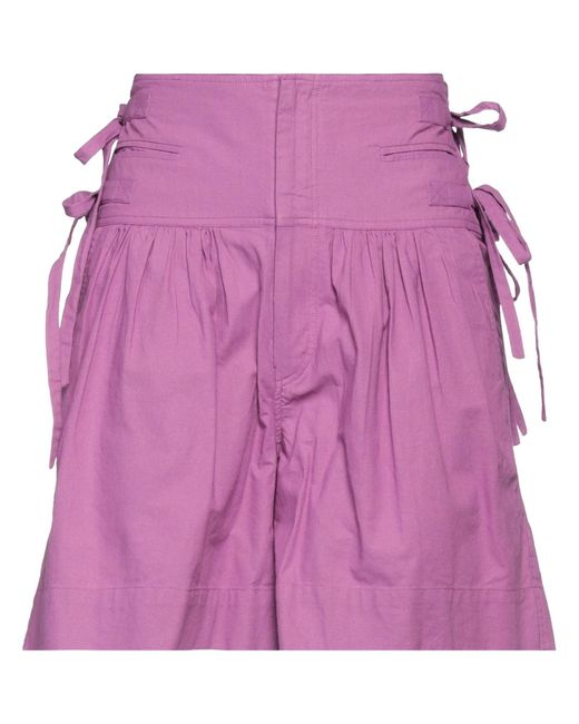 Isabel Marant Purple Shorts & Bermuda Shorts