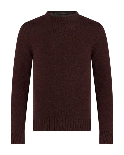 Messagerie Brown Sweater Wool for men