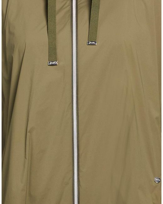 Herno Green Military Jacket Polyamide, Elastane, Cotton, Polyester