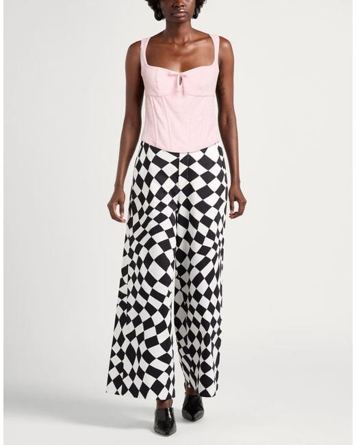 M I S B H V Pink Top Polyester, Cotton, Elastane