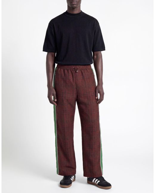 Ahluwalia Brown Pants Polyester, Polyamide, Elastane for men