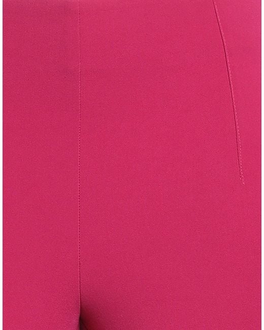 Rebel Queen Red Pants Polyester, Viscose, Elastane