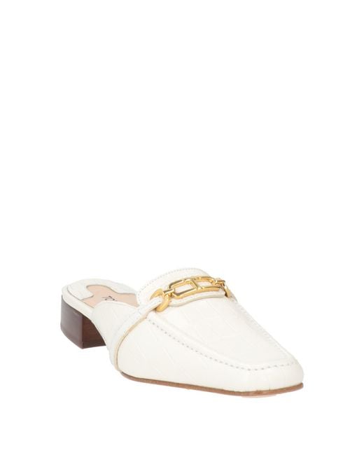 Tom Ford White Mules & Clogs