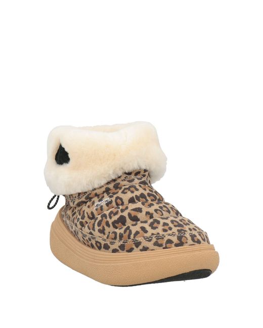 Flower Mountain Natural Ankle Boots